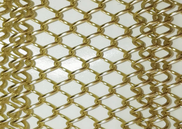 Fireplace screen mesh