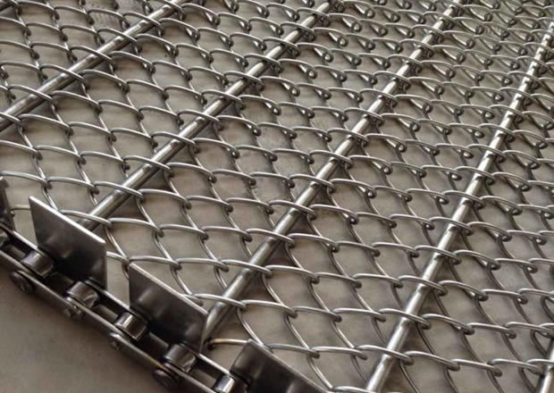 Chain link rod wire belt