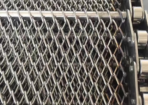 Chain link rod wire belt